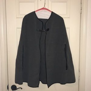 Black and Grey Cape